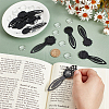  38pcs 14 Styles Zinc Alloy Bookmarks Finding FIND-NB0005-24-3