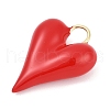 Brass Enamel Pendants X-KK-G522-39G-2