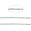 Tarnish Resistant 304 Stainless Steel Rectangle Link Chains CHS-G025-12P-2