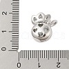 Rack Plating Brass Micro Pave Clear Cubic Zirconia Pendants KK-S380-36P-3