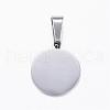 Non-Tarnish 304 Stainless Steel Pendants STAS-H355-15P-2