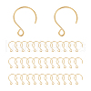 Unicraftale Ion Plating(IP) 304 Stainless Steel Earring Hooks STAS-UN0058-96G-1