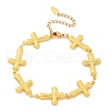 201 Stainless Steel Link Bracelets for Women BJEW-Z103-01G-03-4