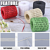 200M Raffia Paper Ribbon OCOR-WH20003-02B-6