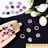 Gorgecraft 30Pcs 6 Colors Sew on Rhinestone DIY-GF0007-85-3