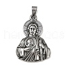 304 Stainless Steel Pendants STAS-C131-02C-AS-1