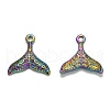 Ion Plating(IP) 304 Stainless Steel Charms STAS-F249-15M-01-2
