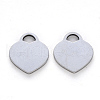 Tarnish Resistant 304 Stainless Steel Charms STAS-N092-22-2