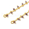 Brass Cable Chain Necklace Making KK-K337-12G-12-2