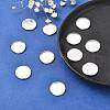 Tarnish Resistant Flat Round 304 Stainless Steel Plain Edge Bezel Cups STAS-R083-02-5