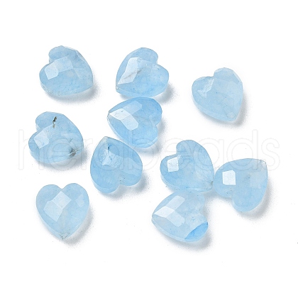Dyed Natural White Jade Beads G-G181-01B-1