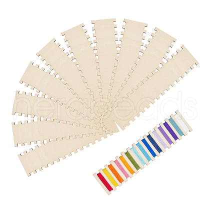Wood Wire Winding Board DIY-WH0033-61-1