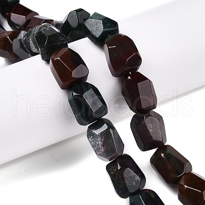 Natural Indian Agate Beads Strands G-N342-148B-1