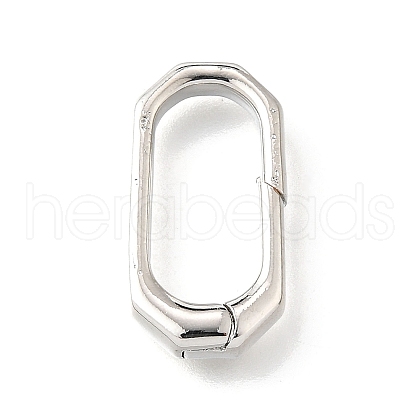 Brass Spring Gate Rings KK-V007-006P-02-1