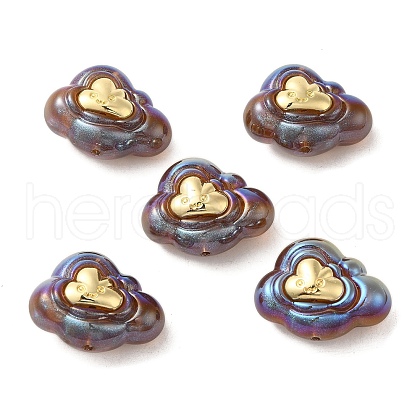 Resin Cartoon Cloud Beads RESI-C047-01B-1