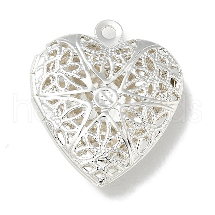 Brass Locket Pendants KK-Q019-06G-1