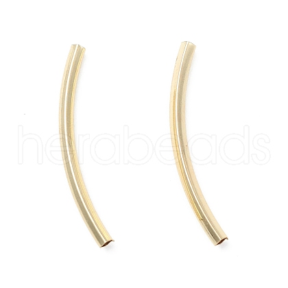 Rack Plating Brass Tube Beads KK-L155-44G-1