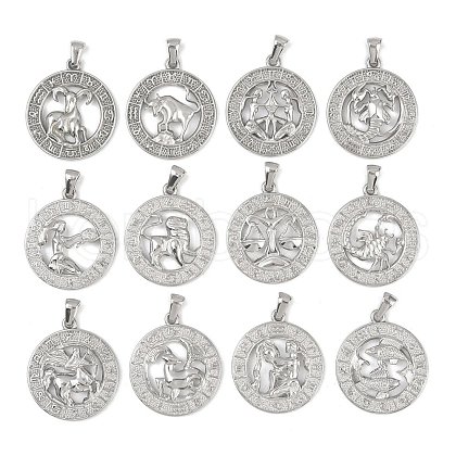 304 Stainless Steel Pendants STAS-C131-03P-1