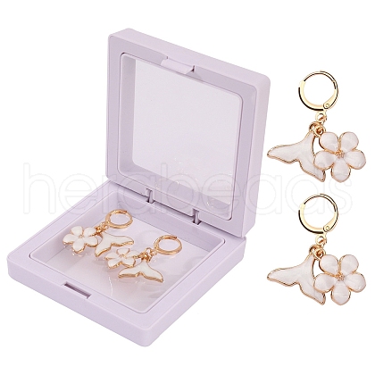 Alloy Enamel Pendant Locking Stitch Markers PW-WG99E65-04-1