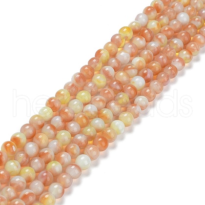 Glass Round Beads Strands GLAA-M044-01H-1