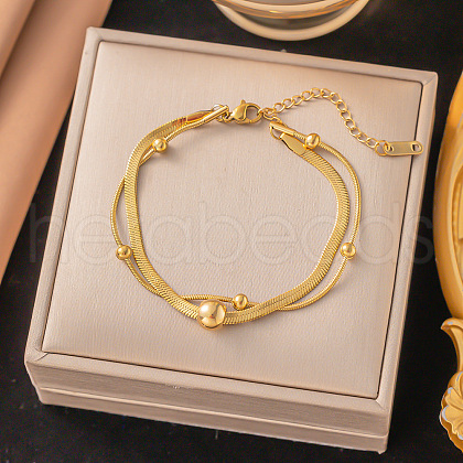 Stainless Steel Alloy Charm Anklets WG33B59-29-1