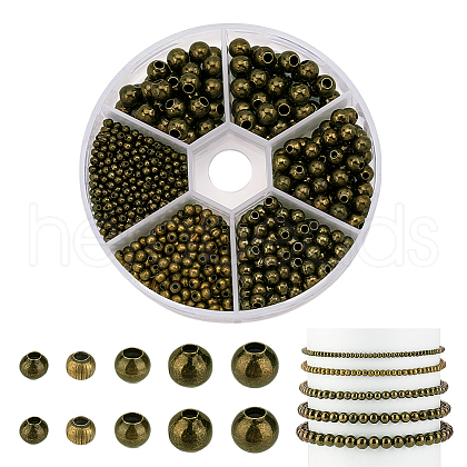 Brass Spacer Beads KK-PH0036-61AB-1