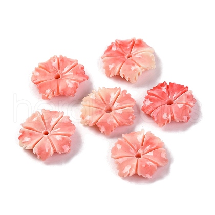 Synthetic Shell Dyed Beads SHEL-C007-04D-1