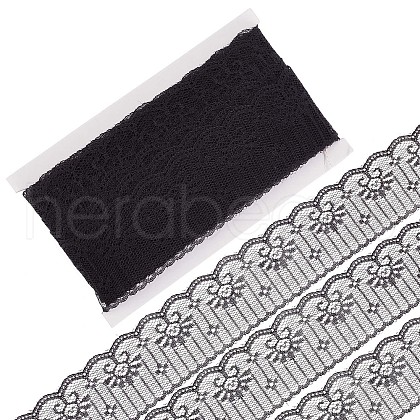 Polyester Lace Trim OCOR-WH0071-035B-1
