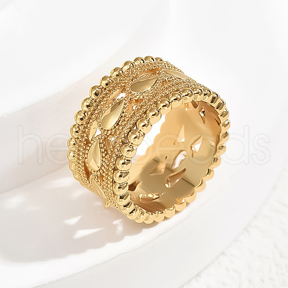Brass Pave Cubic Zirconia Finger Rings for Women FR1588-7-1