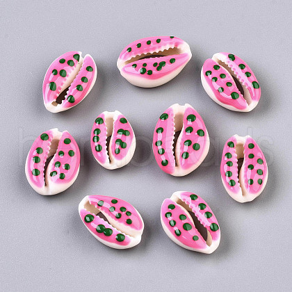 Natural Cowrie Shell Beads SHEL-Q312-006C-1