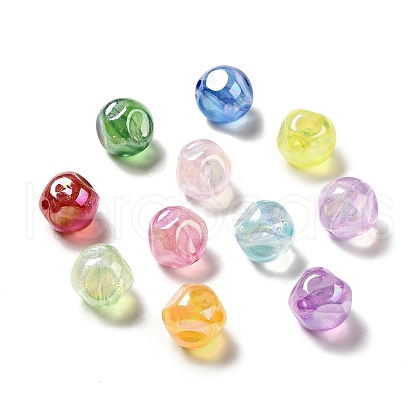 Transparent Acrylic Beads OACR-A013-02-1