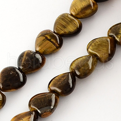 Natural Tiger Eye Bead Strands G-R190-16-1