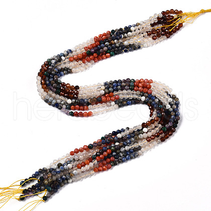 Natural Mixed Gemstone Beads Strands G-D080-A01-01-03-1
