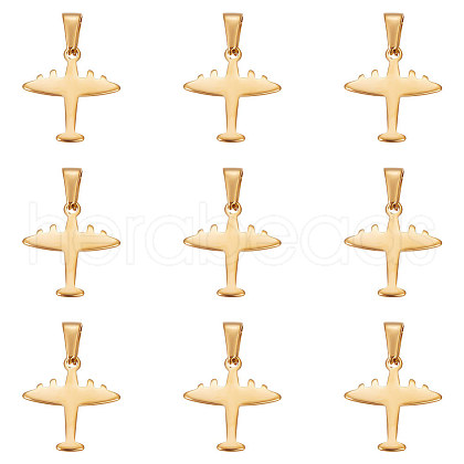 Unicraftale 10Pcs 304 Stainless Steel Pendants STAS-UN0054-42-1