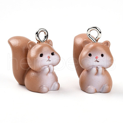 Opaque Resin Pendants RESI-Z014-01H-1