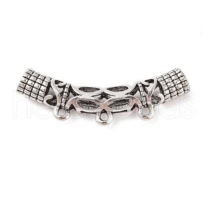 Tibetan Style Alloy Tube Beads FIND-C060-032A-AS-1
