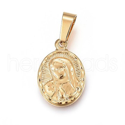 201 Stainless Steel Pendants STAS-F177-03G-1