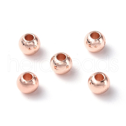 Brass Beads KK-E070-01H-RG-RS-1