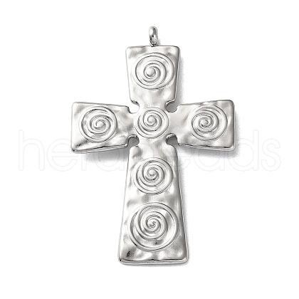 304 Stainless Steel Pendants STAS-R164-02P-1