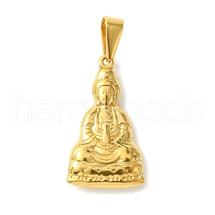 PVD Vacuum Plating 304 Stainless Steel Pendants STAS-L275-16G-1