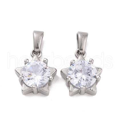 Cubic Zirconia Charms STAS-P216-11P-1