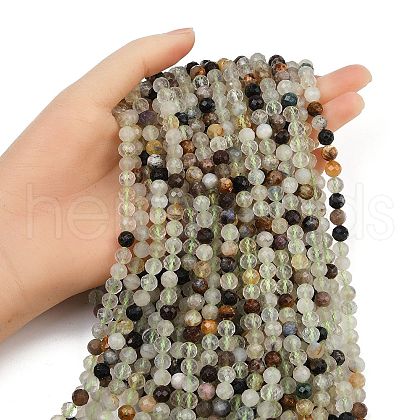 Natural Prehnite Beads Strands G-RM2025425-A06-6mm-1