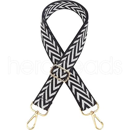 Adjustable Cotton Bag Strap AJEW-WH0254-64G-1