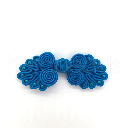 Handmade Chinese Frogs Knots Buttons Sets BUTT-WH0014-29Q-1