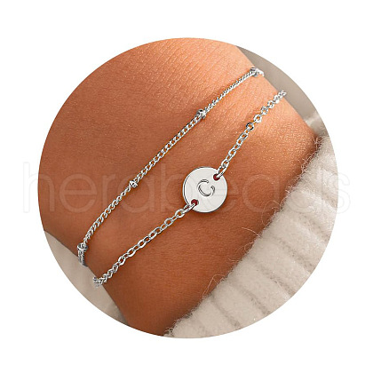 201 Stainless Steel Multi-strand Bracelets FS-WG545AB-52-1
