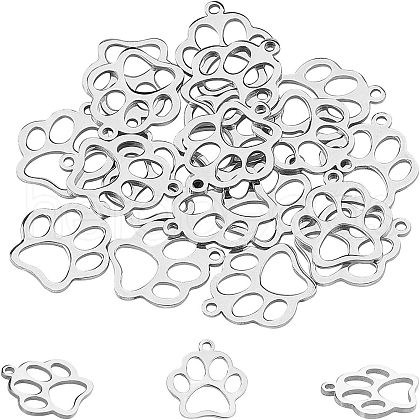 Unicraftale 304 Stainless Steel Pet Pendants STAS-UN0007-09P-1