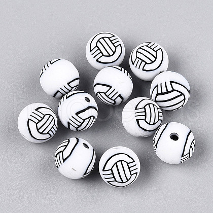 Handmade Polymer Clay Beads CLAY-N014-02B-09-1