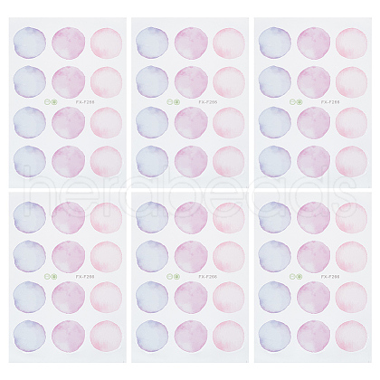 PVC Waterproof Self-Adhesive Decorative Stickers DIY-WH0349-212B-1