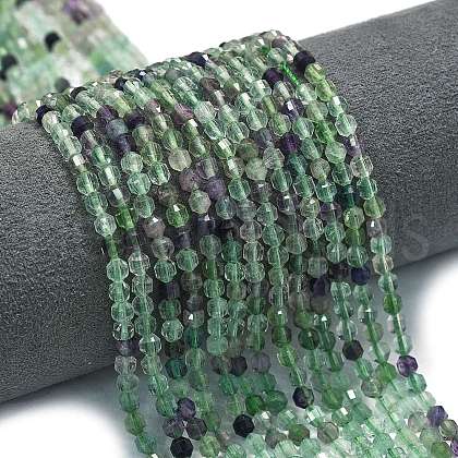 Natural Fluorite Beads Strands G-A260-A50-01-1