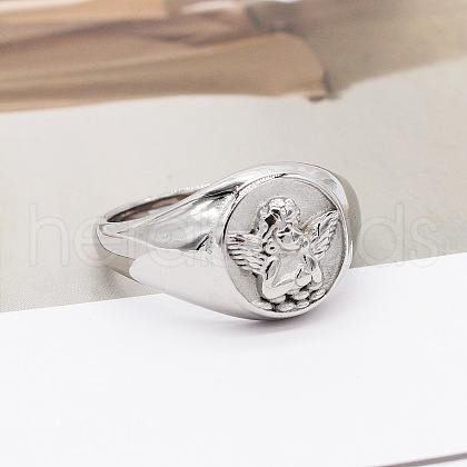 304 Stainless Steel Finger Rings FS-WG635C8-03-1